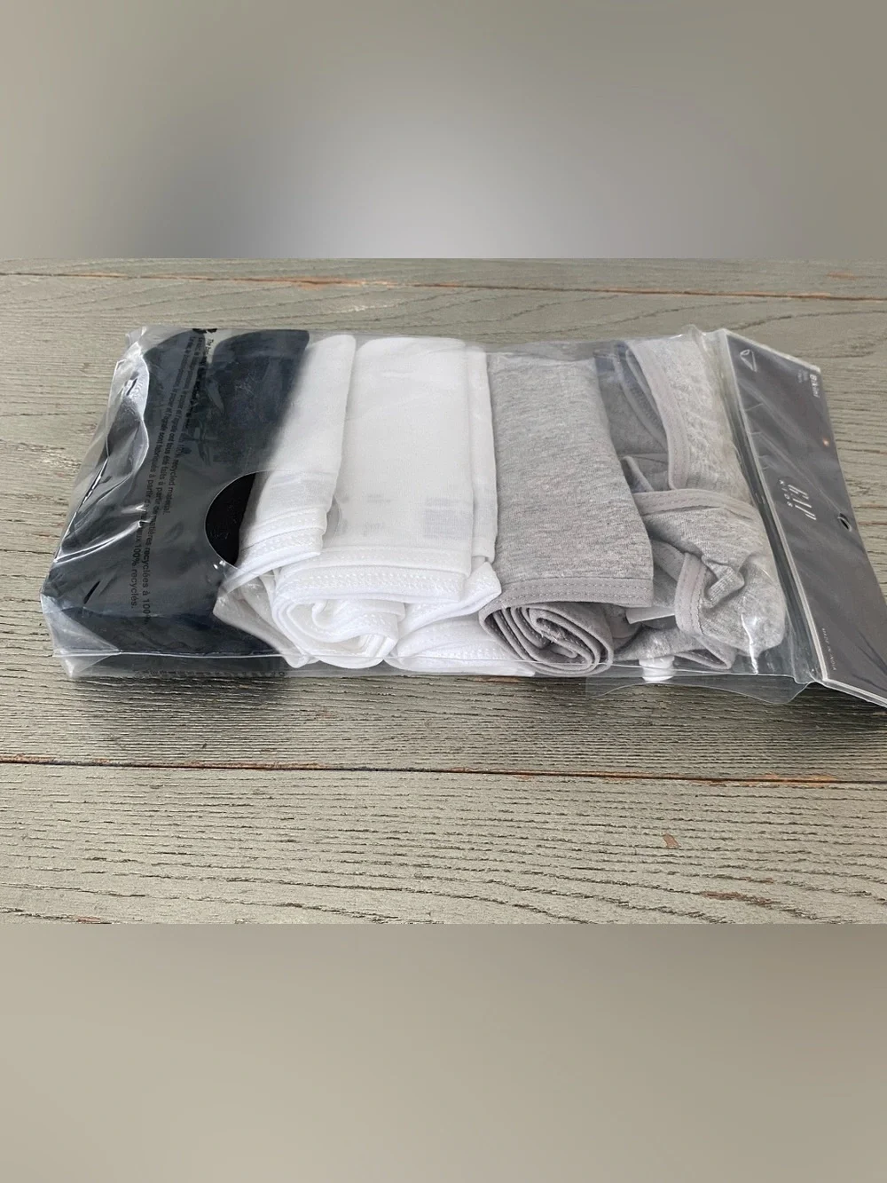 GAP Kids Bikini Briefs Pack - Gray, White & Black